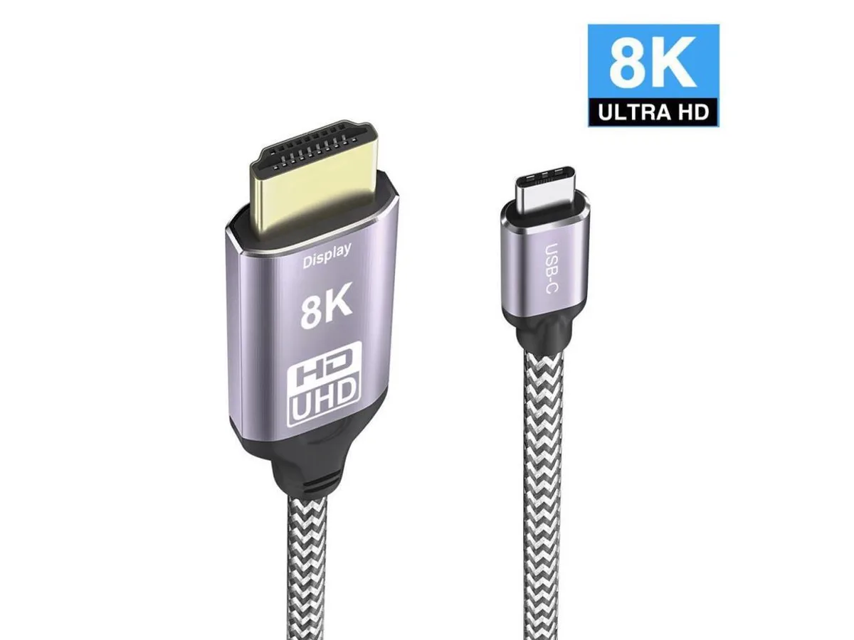 BUCIER BUCIER USB4 USB-C to HDMI 2.0 Cable 8K 30Hz 4K 60Hz 1.8m — product photo