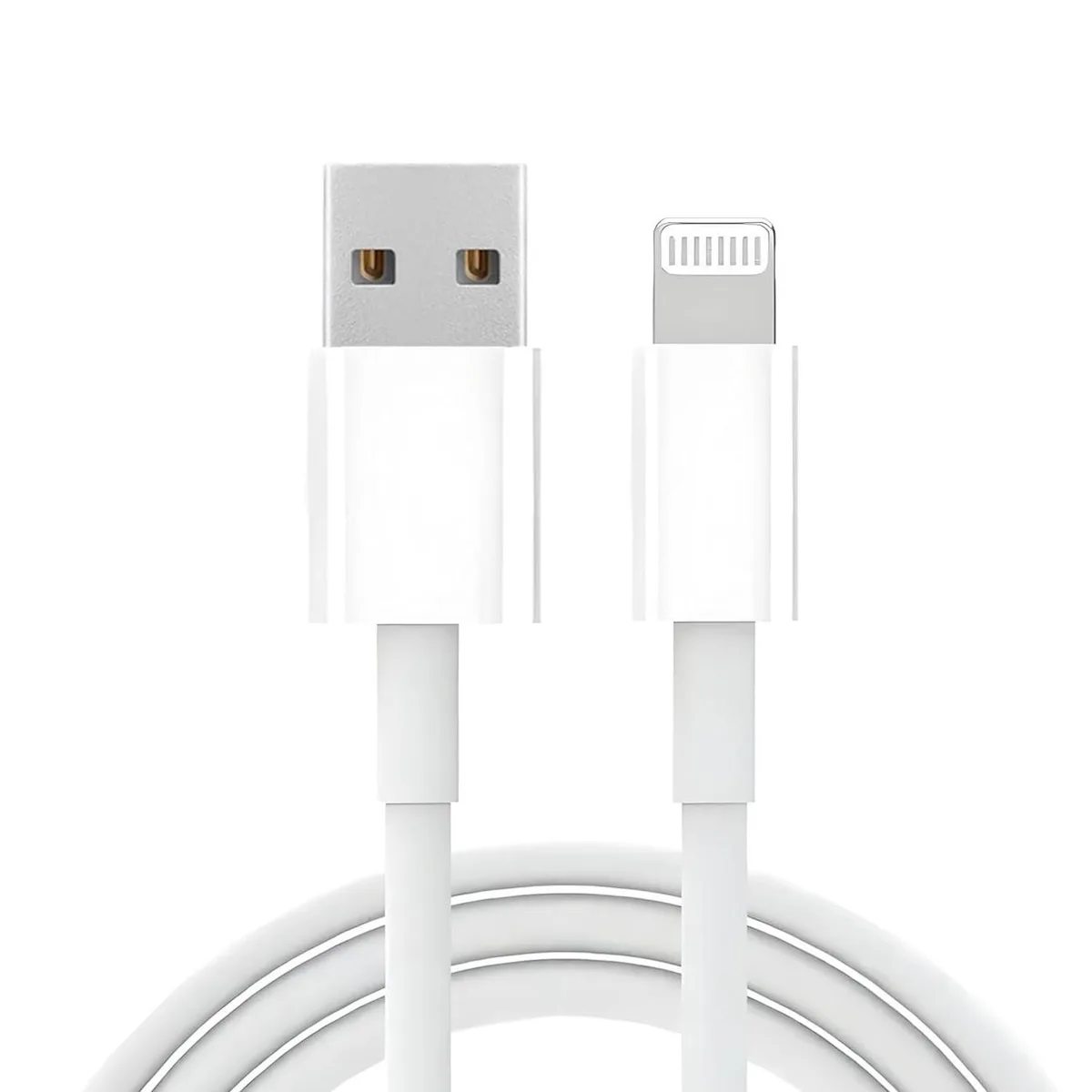No Sew No Sew USB A to Lightning Cable 3FT White Fast Charging — product photo