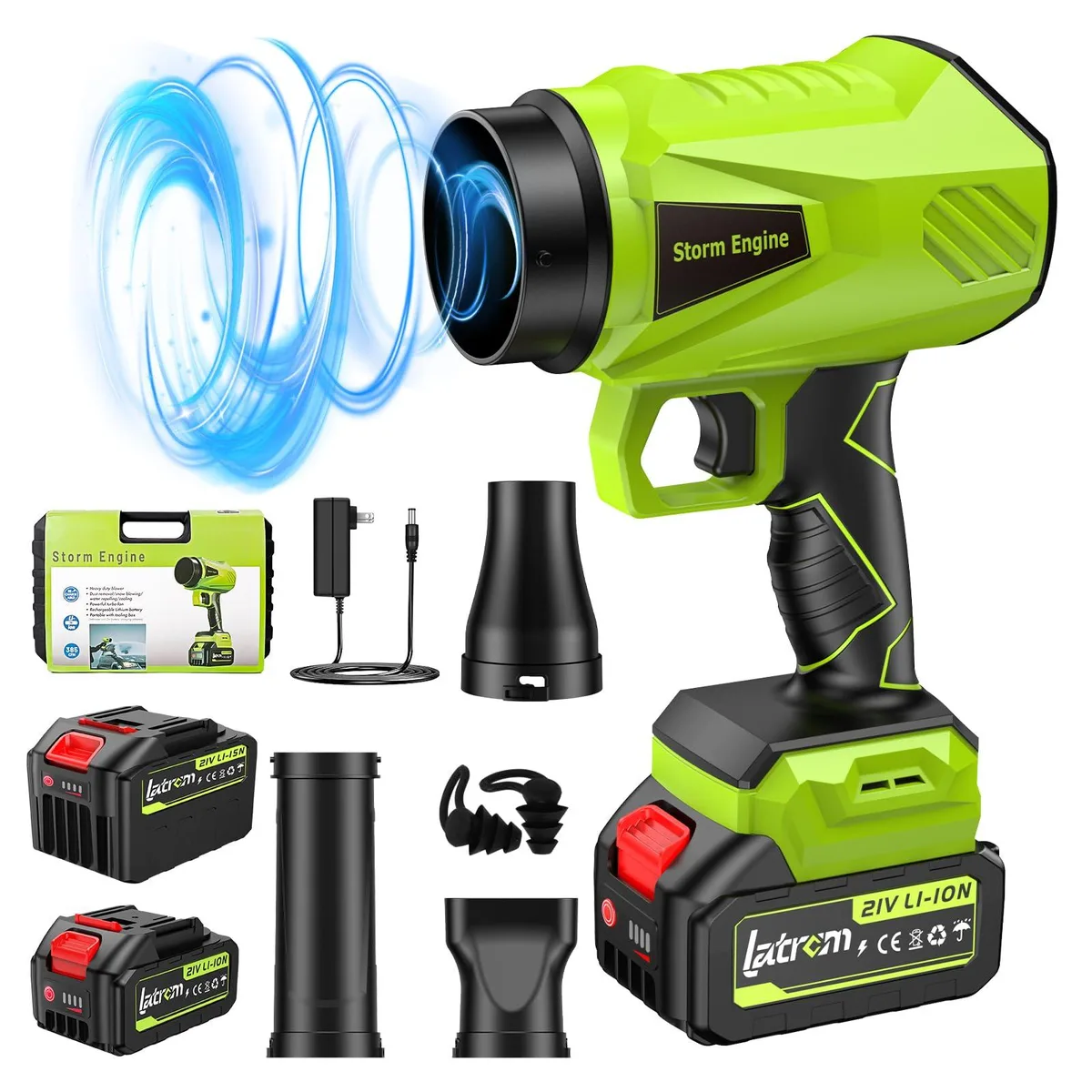 Leaf Blower 1000000 RPM 21V 1.43 lb — product photo