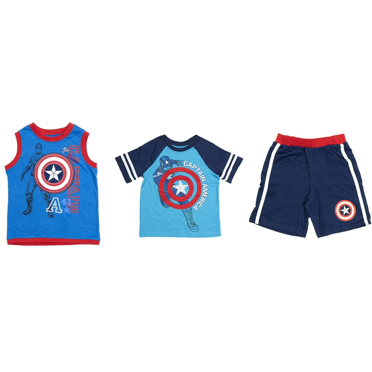 Marvel Marvel 829917 Captain America 3-piece baby boy clothing set — product photo