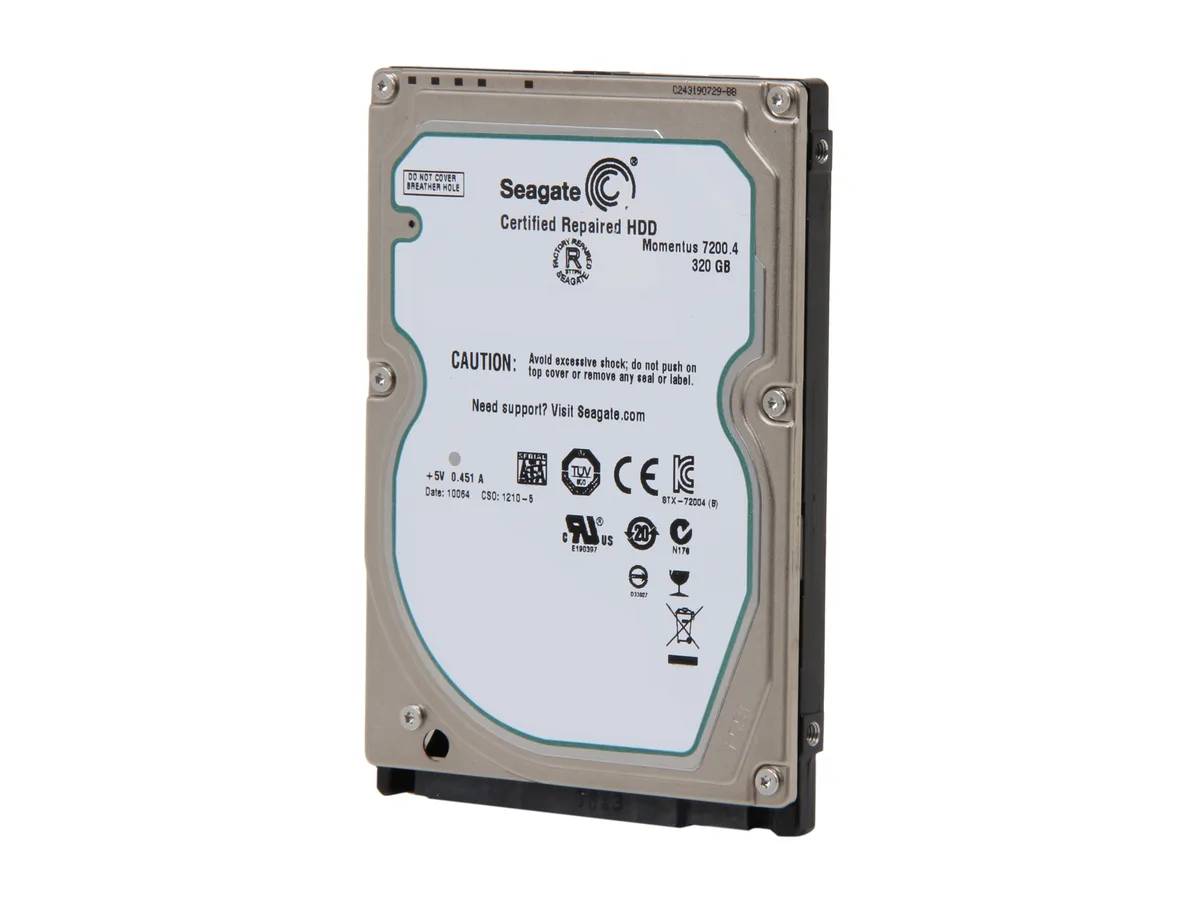 Seagate Seagate ST9320423ASG 320GB 7200 RPM SATA 3.0Gb/s 2.5" laptop hard drive — product photo