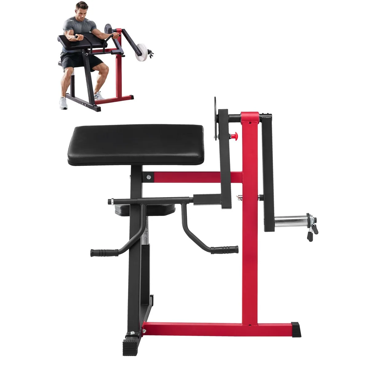 VEVOR VEVOR Preacher Curl Machine 2-in-1 Bicep Tricep 165 lbs 24-position 30.91 in — product photo