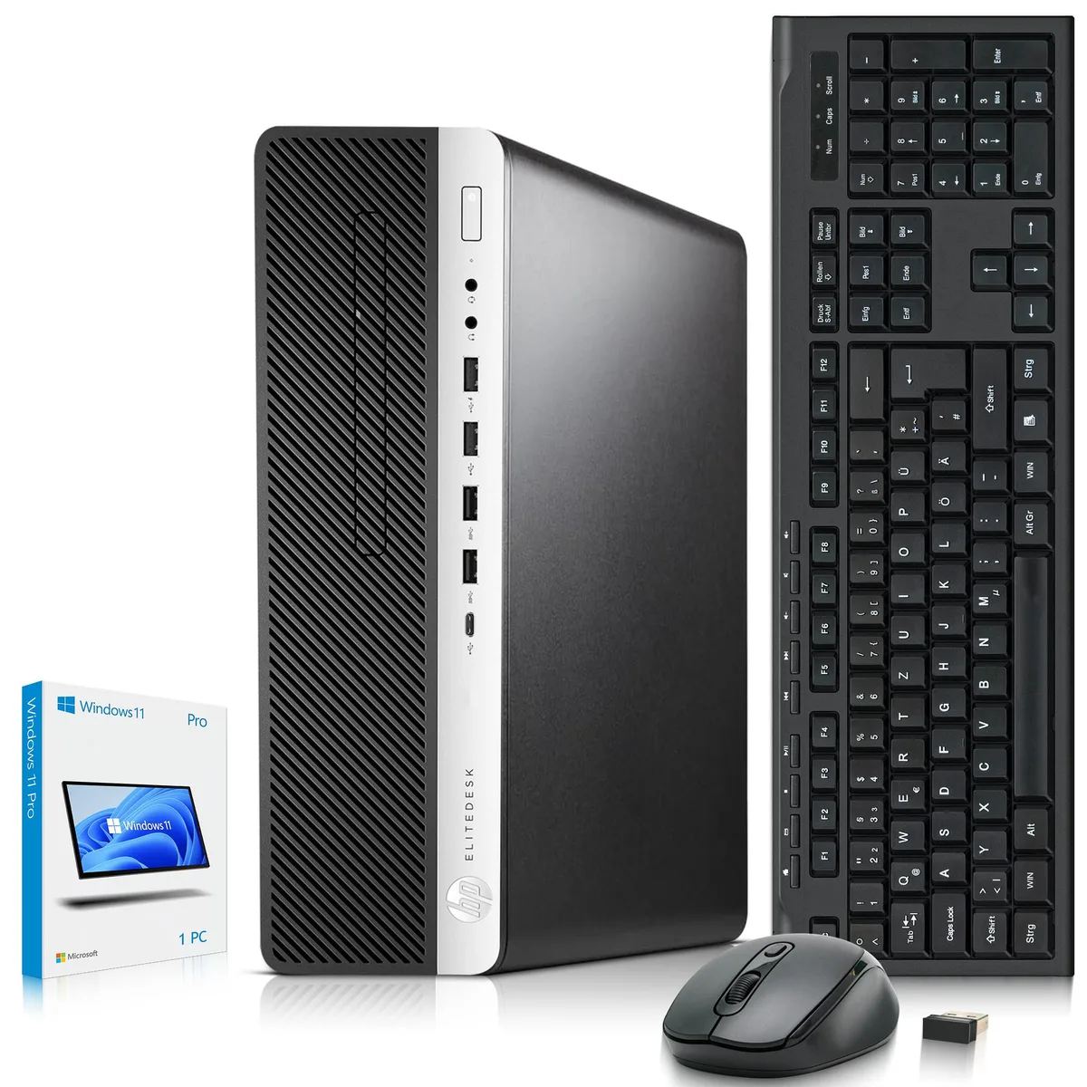HP HP EliteDesk 800 G3 SFF i5-7500 16GB DDR4 1TB Nvme Windows 11 Pro desktop PC — product photo