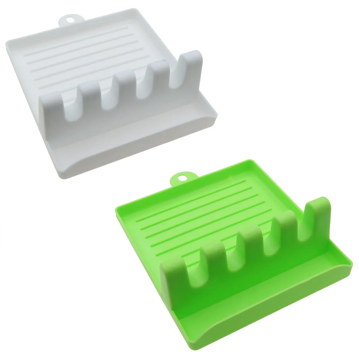  Metra Washable Paint Brush Holder 2 Pack White Green 14 x 13 x 5 cm — product photo