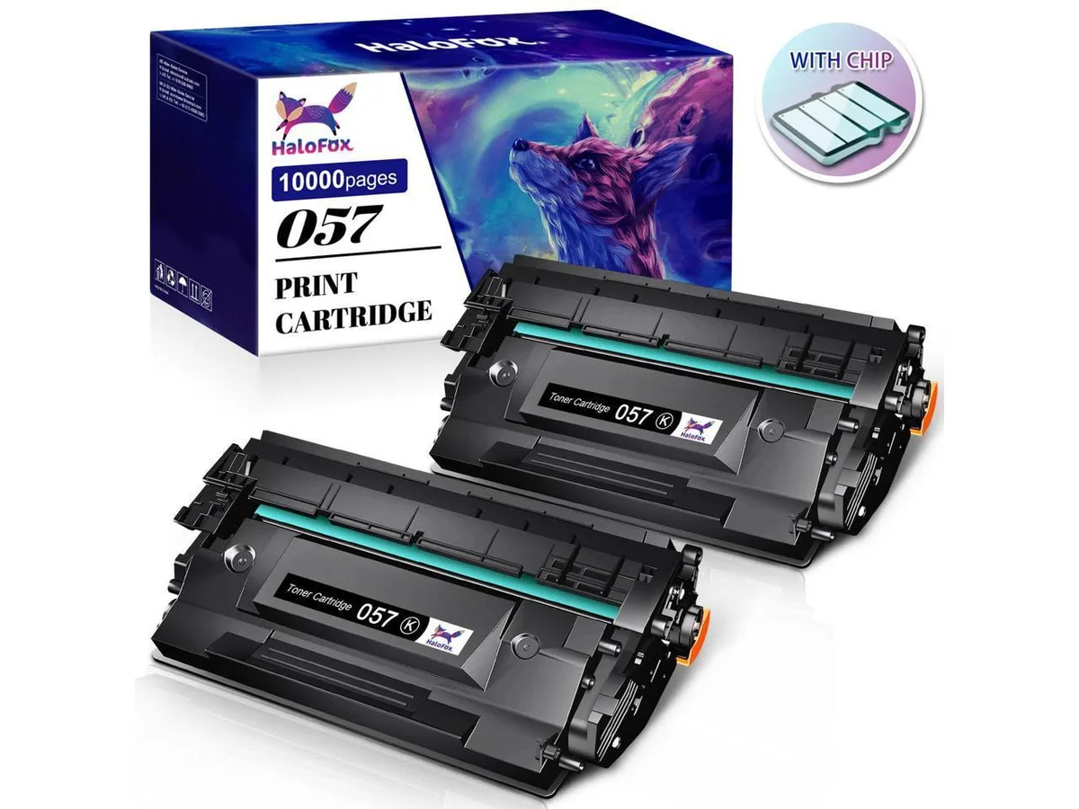 V4ink V4ink 057 CRG-057 Black Toner Cartridge 2 Pack — product photo