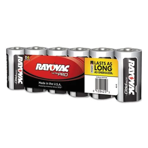 Rayovac Rayovac AL-D Industrial PLUS Alkaline D Battery 6 Pack — product photo
