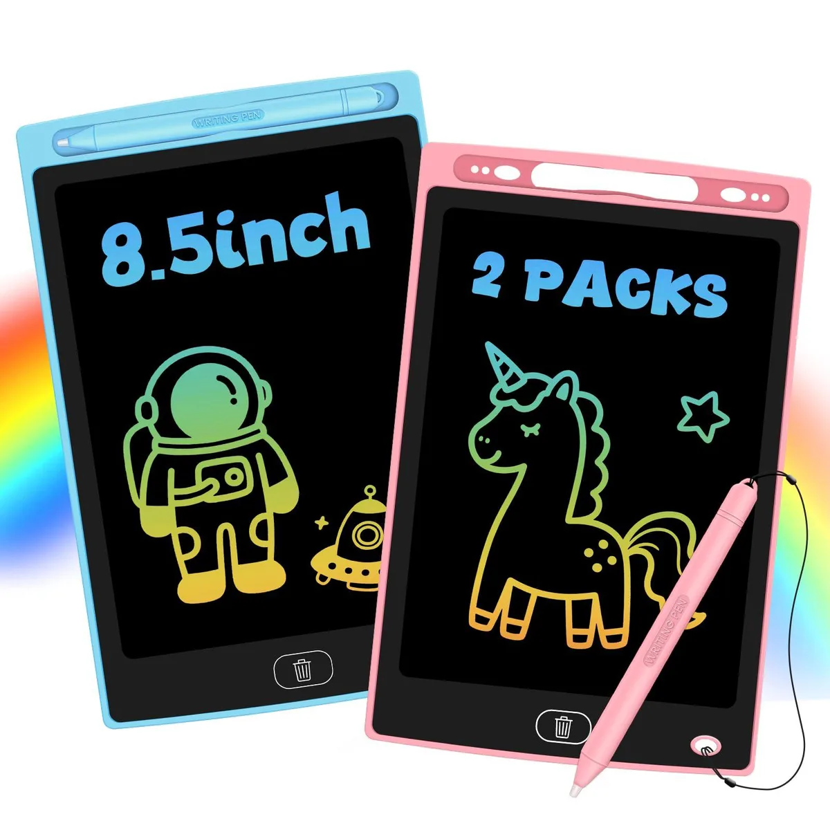 2 Pack LCD Writing Tablet 8.5 inch Electronics for Kids — product photo