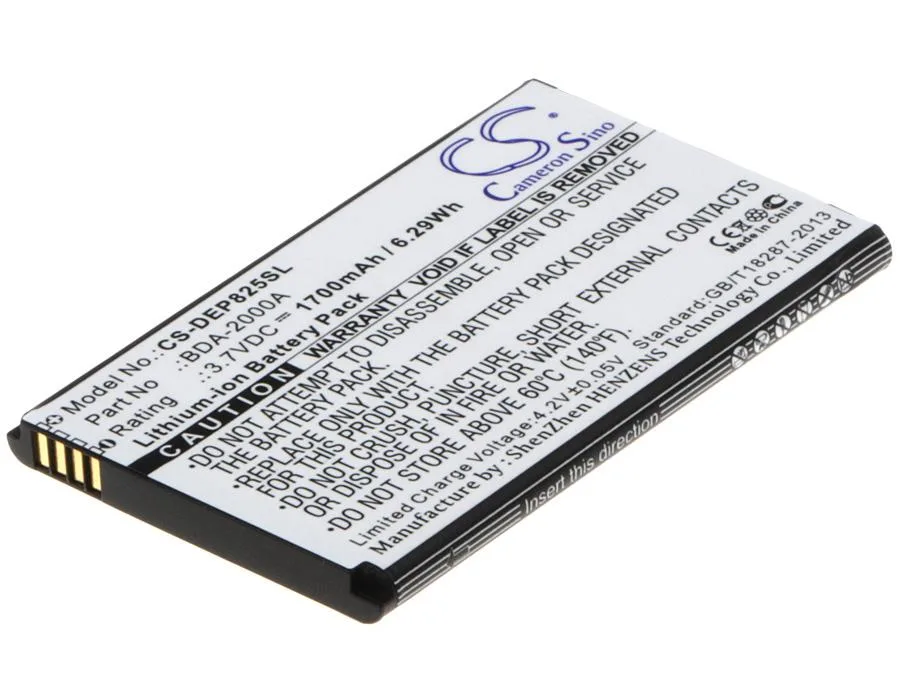Cameron &amp; Co Cameron &amp; Co DS-CS-DEP825SL cell phone battery 3.7V 1700mAh Li-ion black — product photo