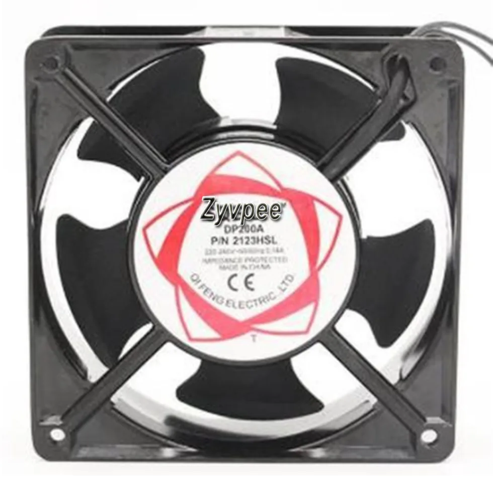 Zyvpee Zyvpee 120mm DP200A 2123HSL 220/240V 0.14A 2-wire AC axial case fan — product photo