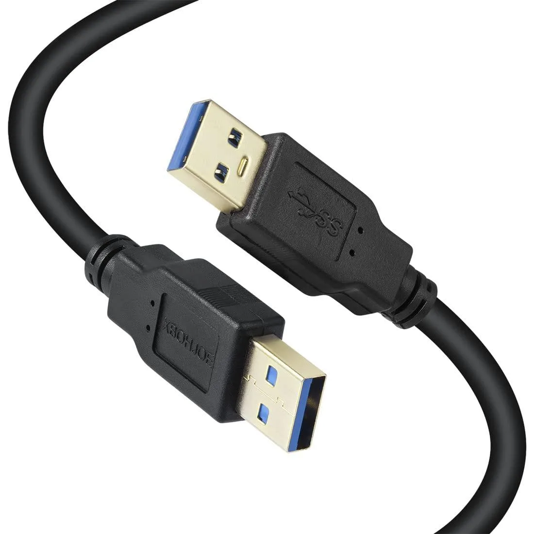 Kootion Kootion USB 3.0 A to A Cable 10 ft Black — product photo