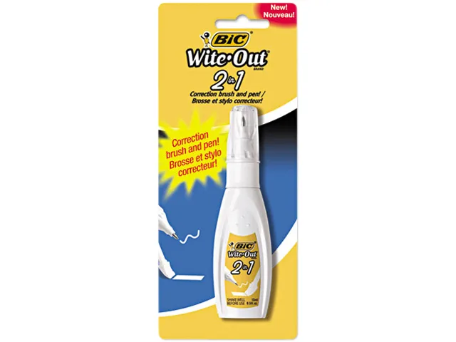 BIC BIC WOPFP11 Wite-Out 2-in-1 Correction Fluid 15 ml — product photo