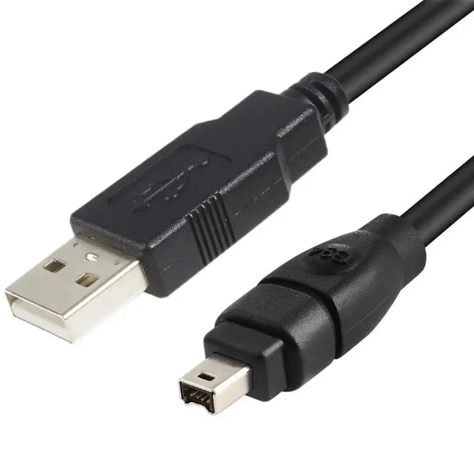  Herfair USB-1394 Firewire 400 4-pin to USB 2.0 adapter cable 3ft — product photo