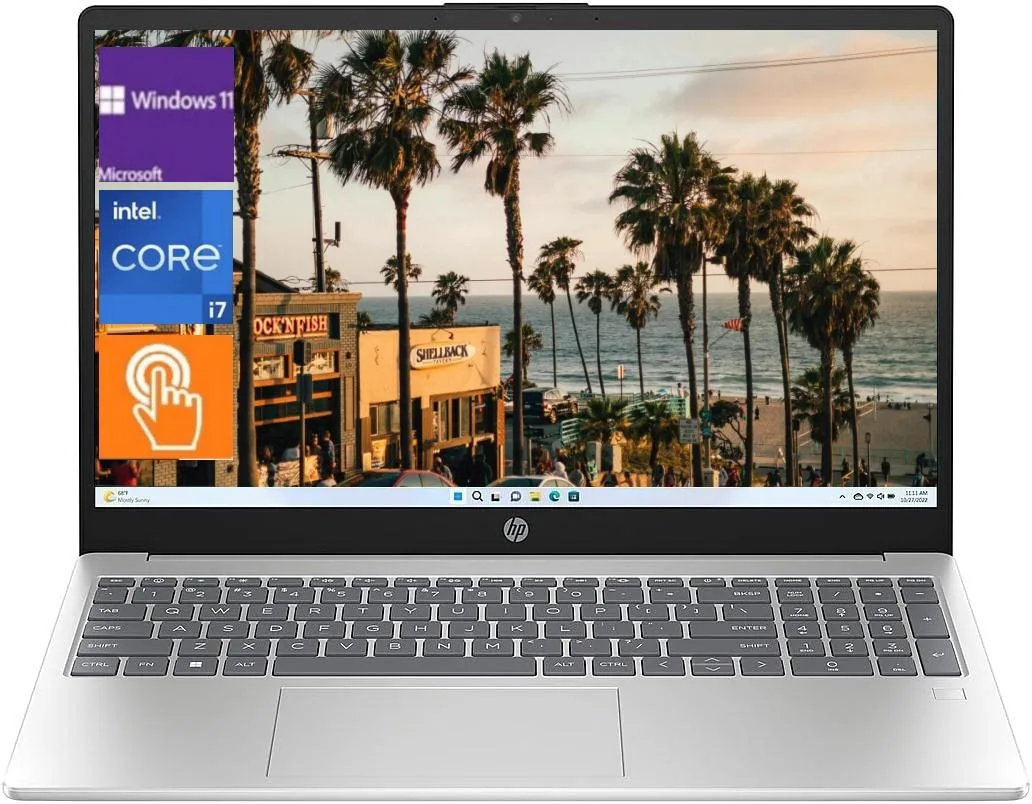 HP HP 17t-cn200 laptop i7-1255U 32GB 2TB 17.3" HD+ Touch Silver — product photo