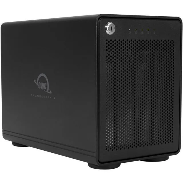 OWC OWC ThunderBay 4 Four-Bay Enclosure OWCTB3SRKIT0GB 2.5 3.5 SATA Thunderbolt — product photo
