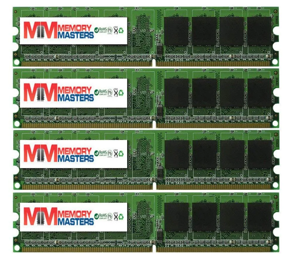 Simmtec, Inc Simmtec, Inc DDR2 8GB Kit (4x2GB) 800MHz CL6 1.8V 240-Pin Desktop RAM — product photo