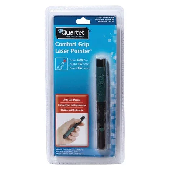 Quartet Quartet MP2703TQ Classic Comfort Laser Pointer Class 3a 1 500 Ft Green — product photo