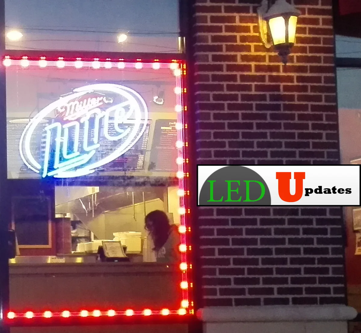 LED Updates LED Updates 20ft Red Storefront LED Light 5630 12V IP65 40pcs — product photo