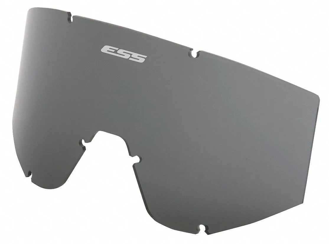 Smoke grey polycarbonate replacement lens for Striketeam goggles
