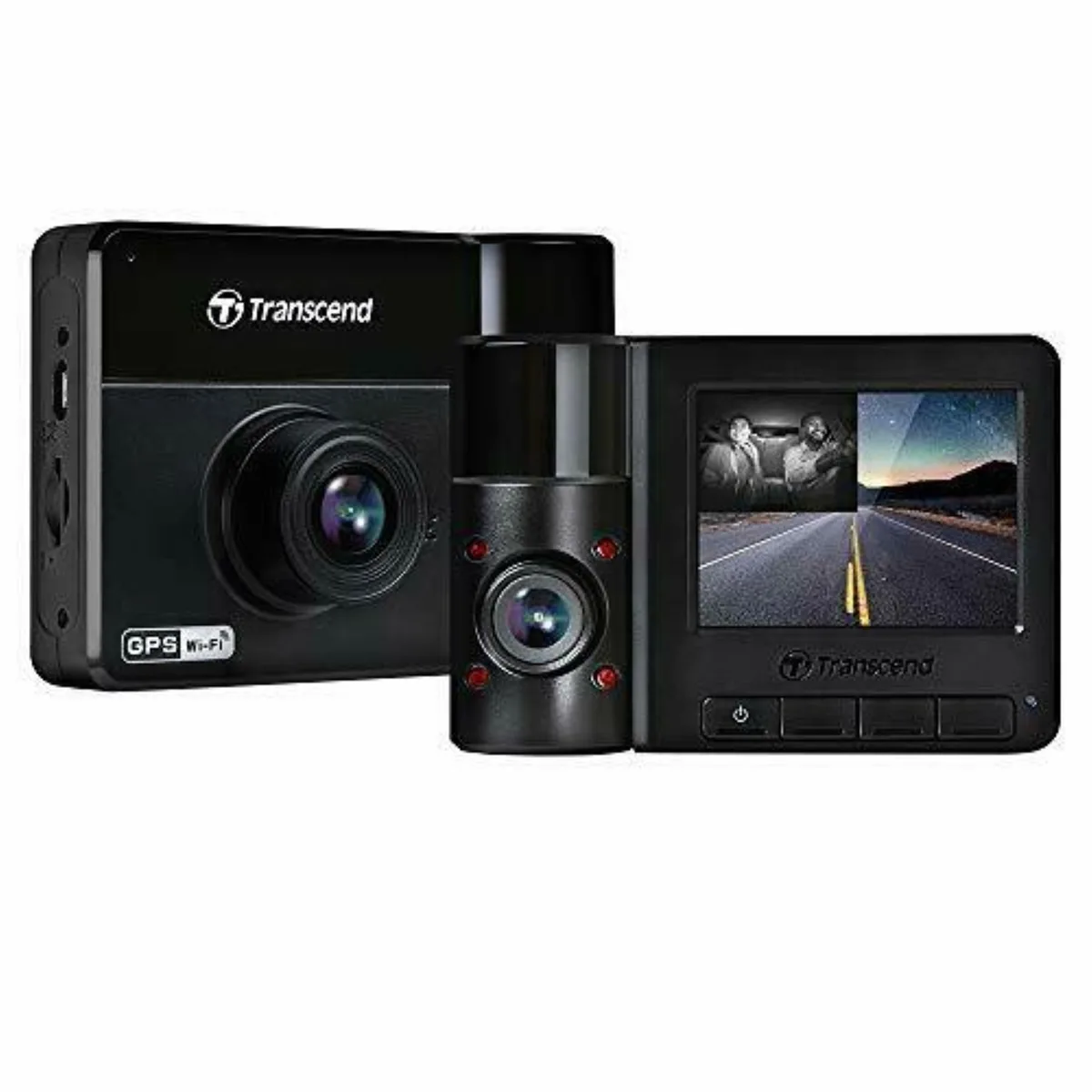 Transcend Transcend DrivePro 550 Dual Lens 64GB WiFi Dash Camera — product photo