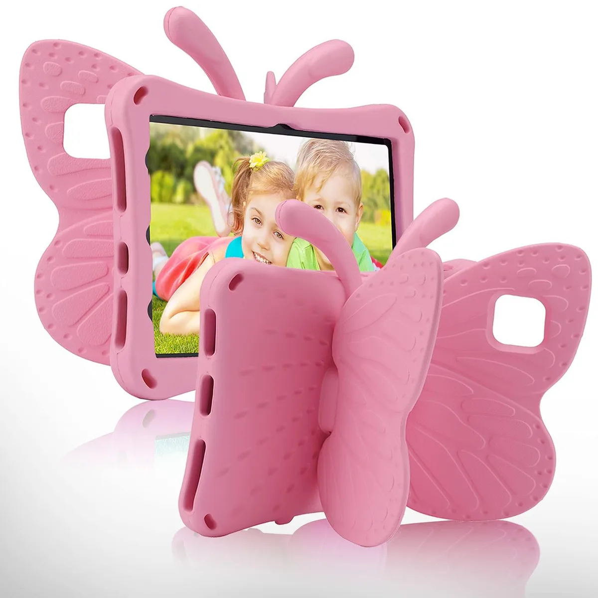  FunnyWin Butterfly EVA Case for iPad 10.9 2022/11 2025/11 2026 Pink — product photo