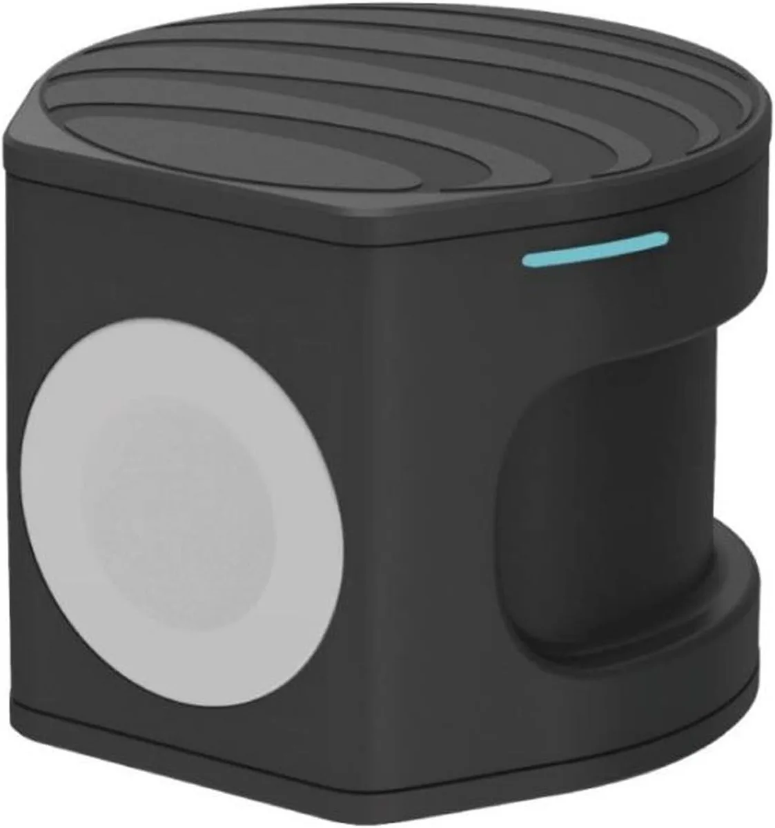 AT&amp;T AT&amp;T Power Drum 3000mAh Wireless Charger &amp; Apple Watch Power Bank Black — product photo