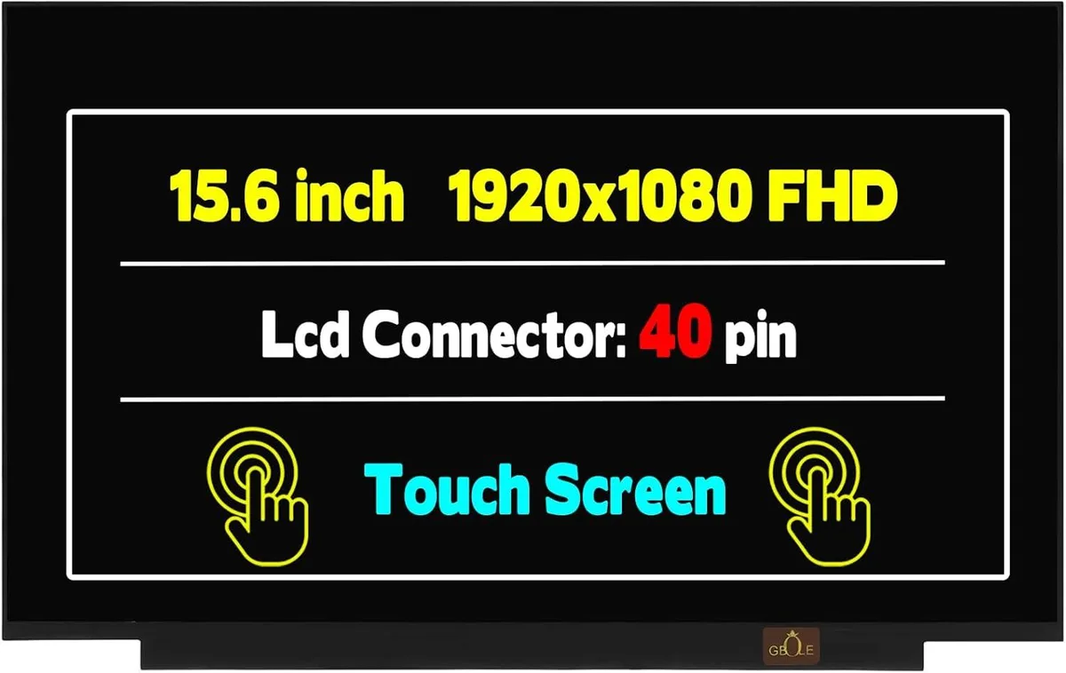 NUOLAISUN NUOLAISUN 15.6" 1920x1080 IPS Touch 40PIN Laptop Screen — product photo