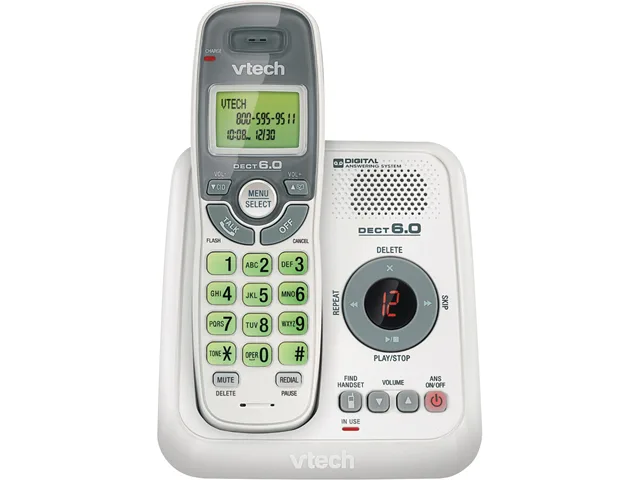 vtech VTech VTCS6124 cordless phone DECT 6.0 1.9 GHz 1 handset answering system — product photo