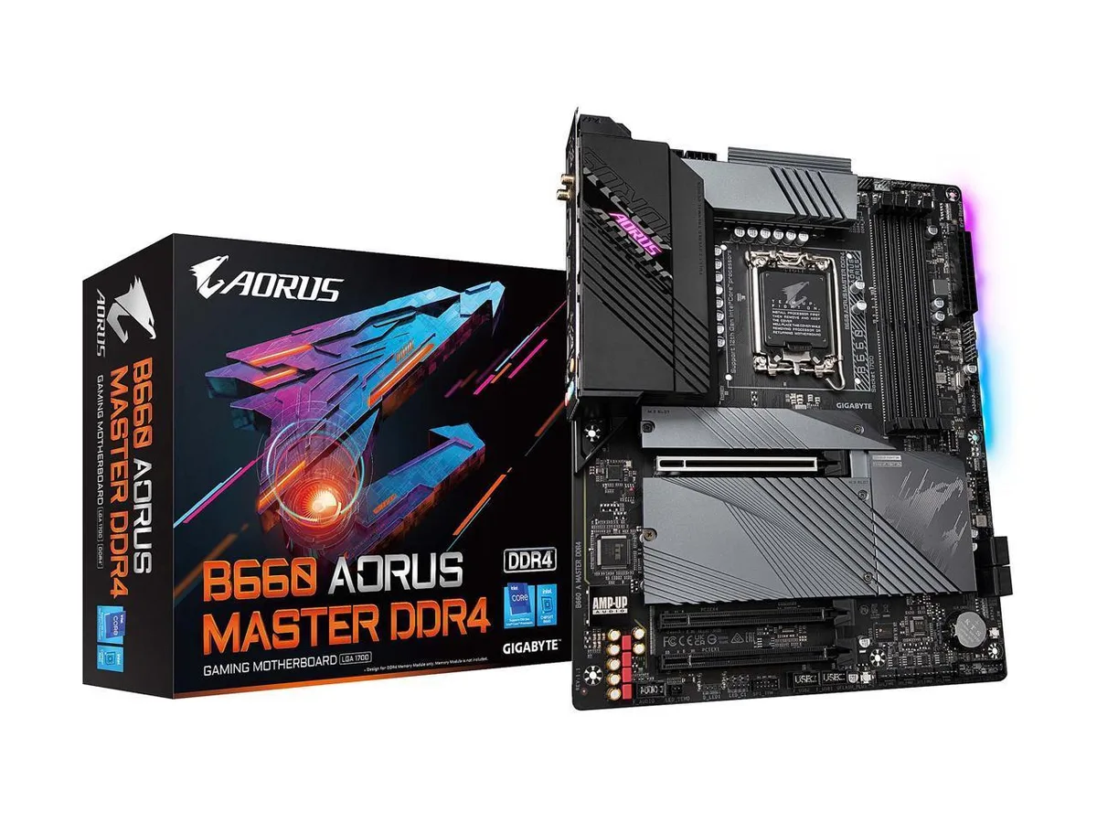 GIGABYTE GIGABYTE B660 AORUS MASTER DDR4 Intel motherboard — product photo