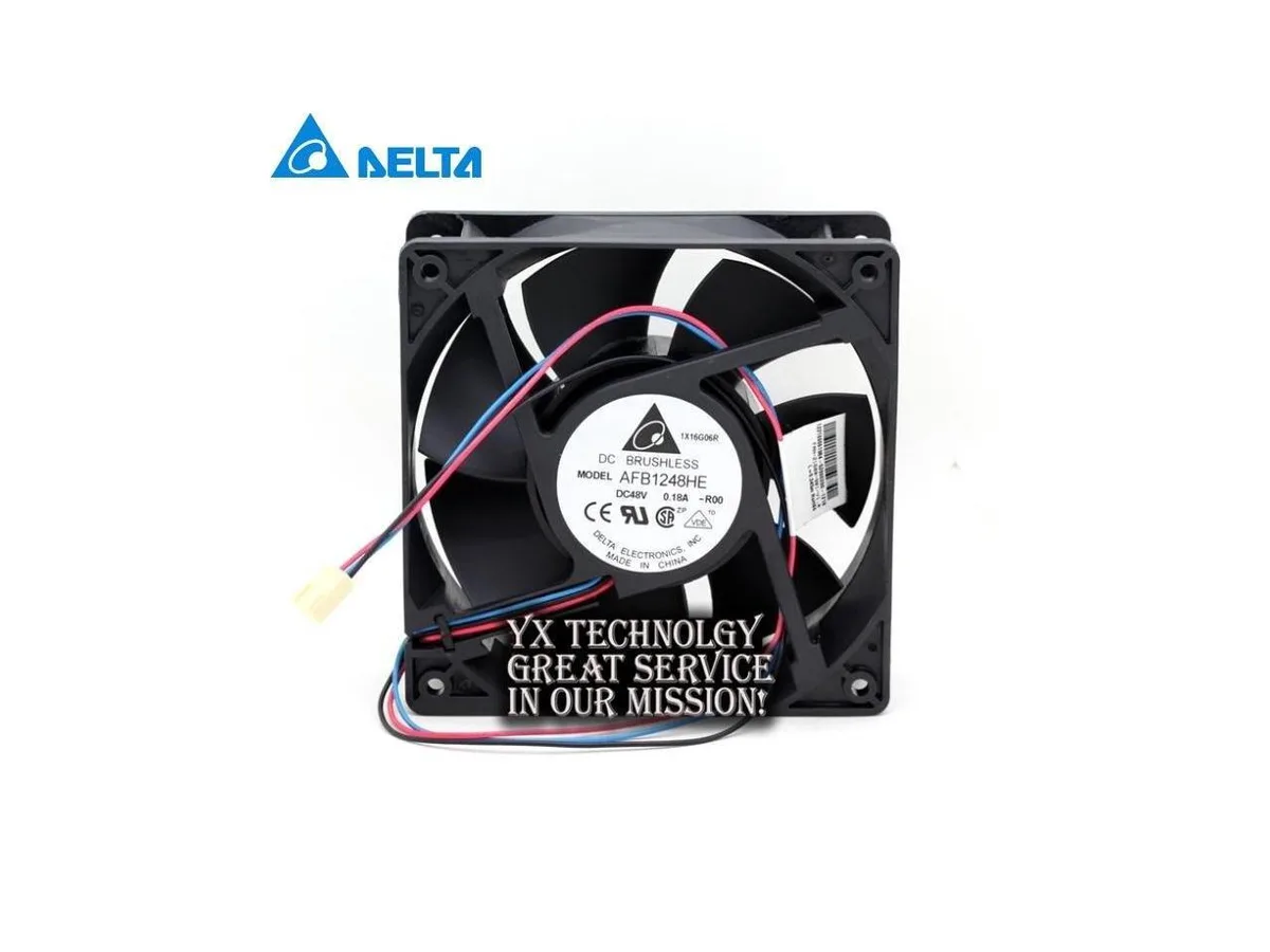 Fans Fans AFB1248HE-ROO 12038 48V .18A 120x120x38mm case fan — product photo