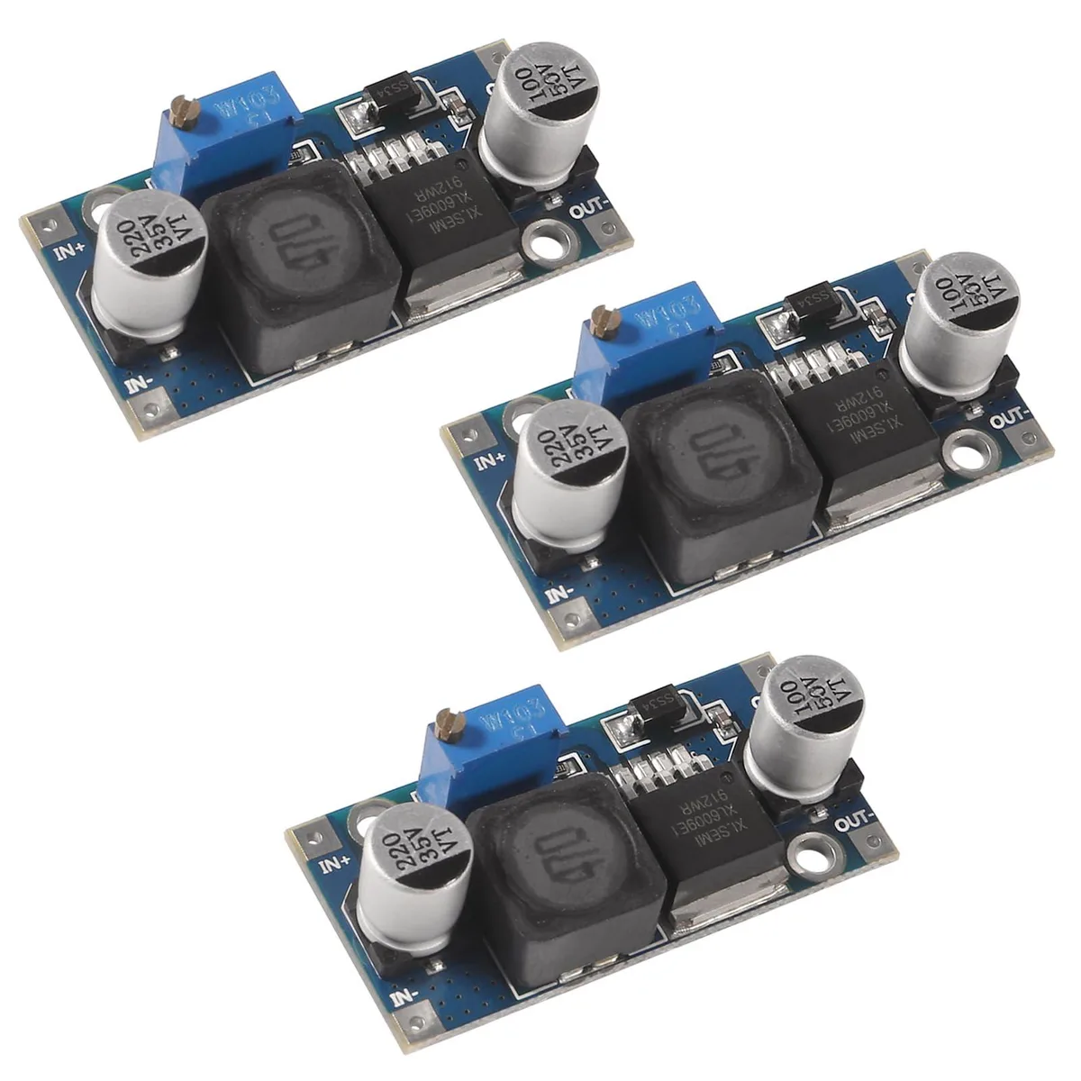 KEHIPI KEHIPI XL6009 DC-DC Boost Converter Module 4A 400KHz 3.8-32V to 1.25-35V Power Adapter — product photo