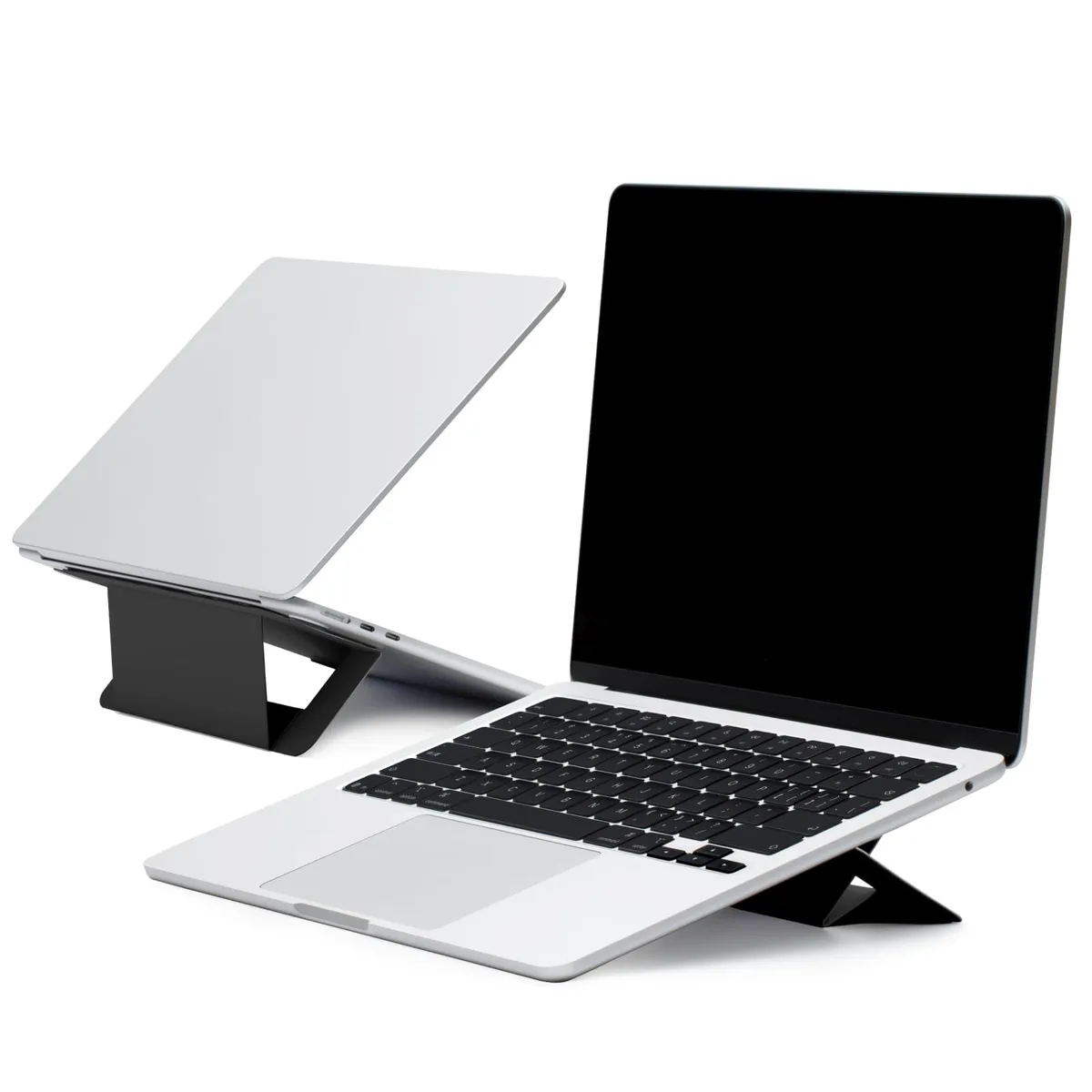 No Sew No Sew MOFT Airflow Adhesive Laptop Stand MS005-1-BK 22.4 cm x 13.5 cm x 0.25 cm 65g Black — product photo