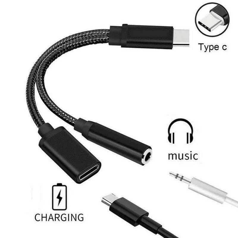 Hetai Tech Hetai Tech USB-C to 3.5mm 2-in-1 Adapter 3.1 8.5g — product photo