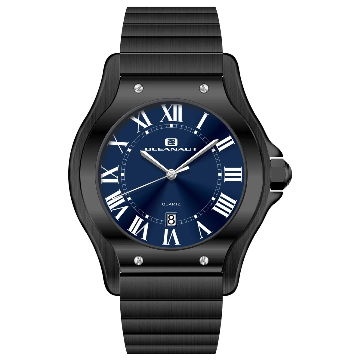 OCEANAUT Rayonner blue dial watch on stainless steel bracelet