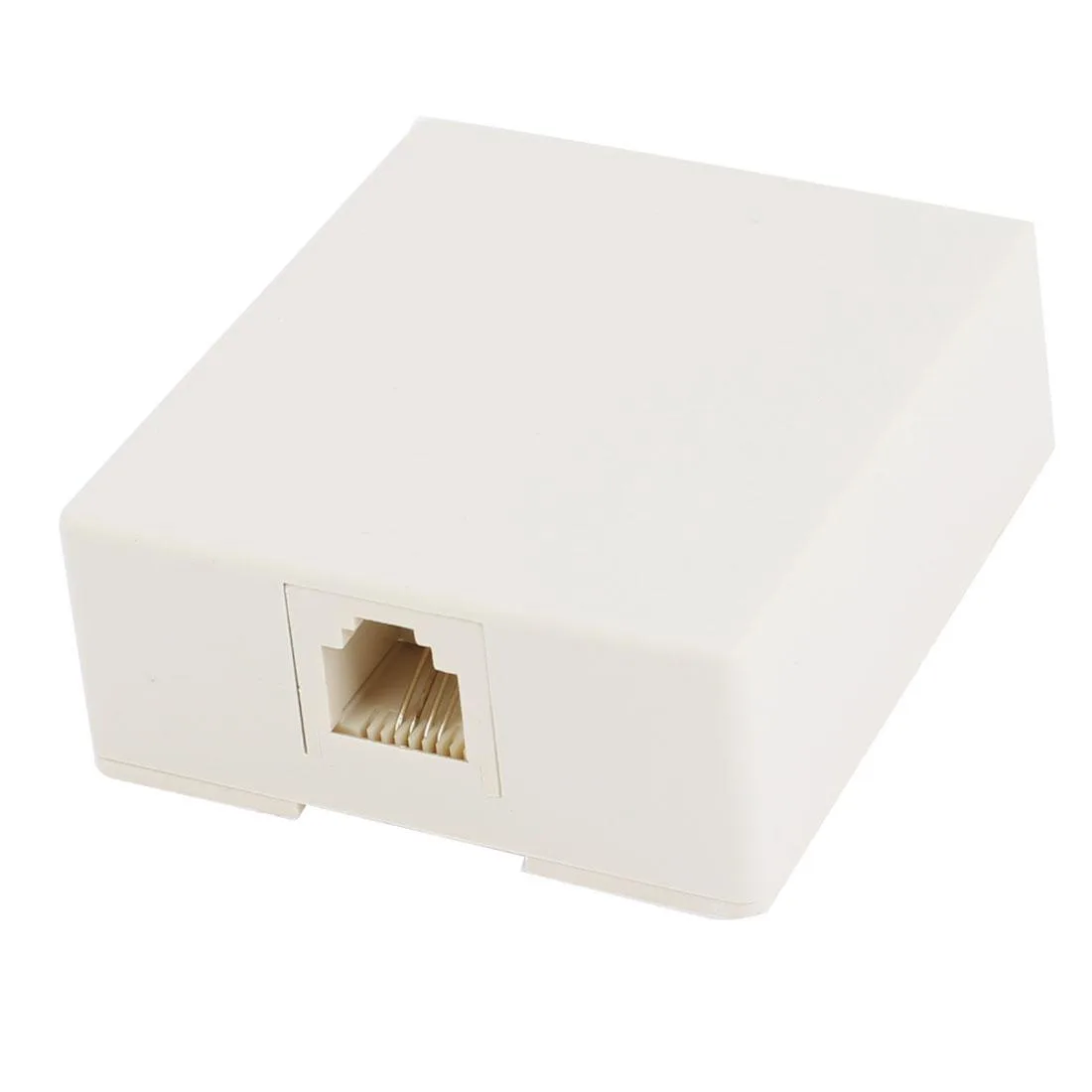 Unique-Bargains Unique-Bargains Beige RJ11 6P4C Surface Mount Jack Coupler — product photo
