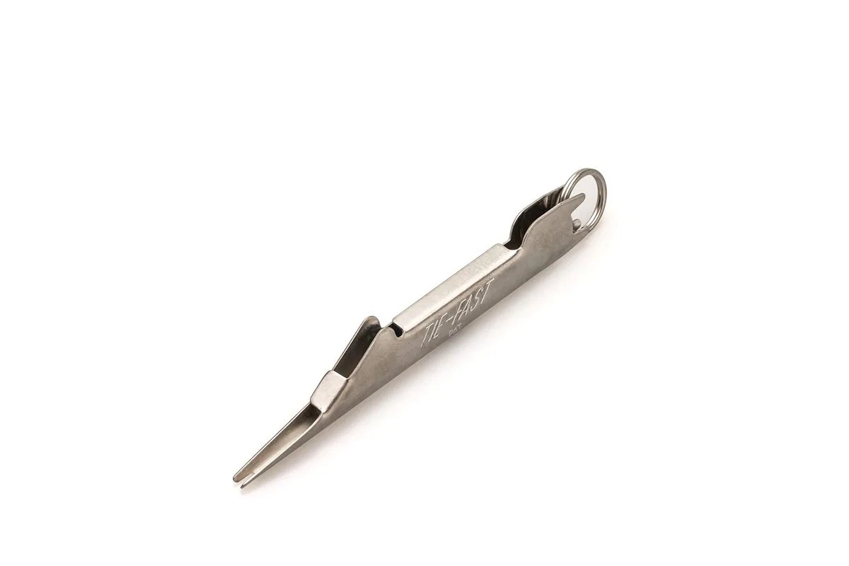 TIE-FAST Knot Tyer Silver Stainless Steel Fishing Tool — product photo