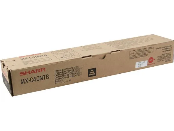 Sharp Sharp MX-C40NTB Black Toner Cartridge 10000 Pages — product photo