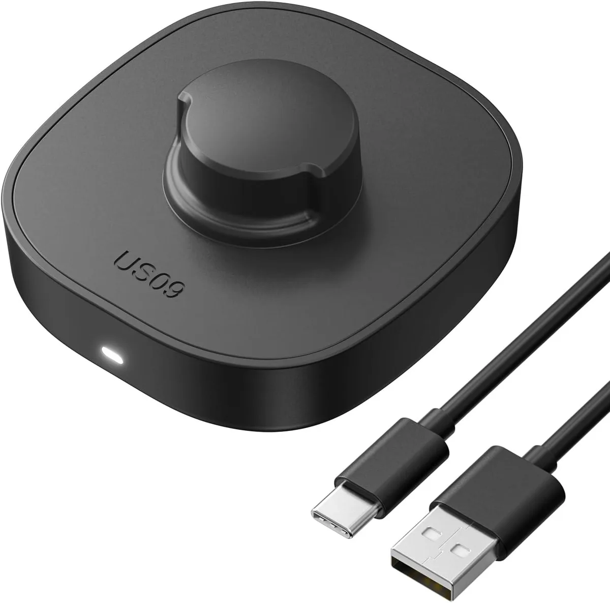 Luisport Luisport Ring Gen3 Wireless Charger Size 9 USB-C (Black) — product photo