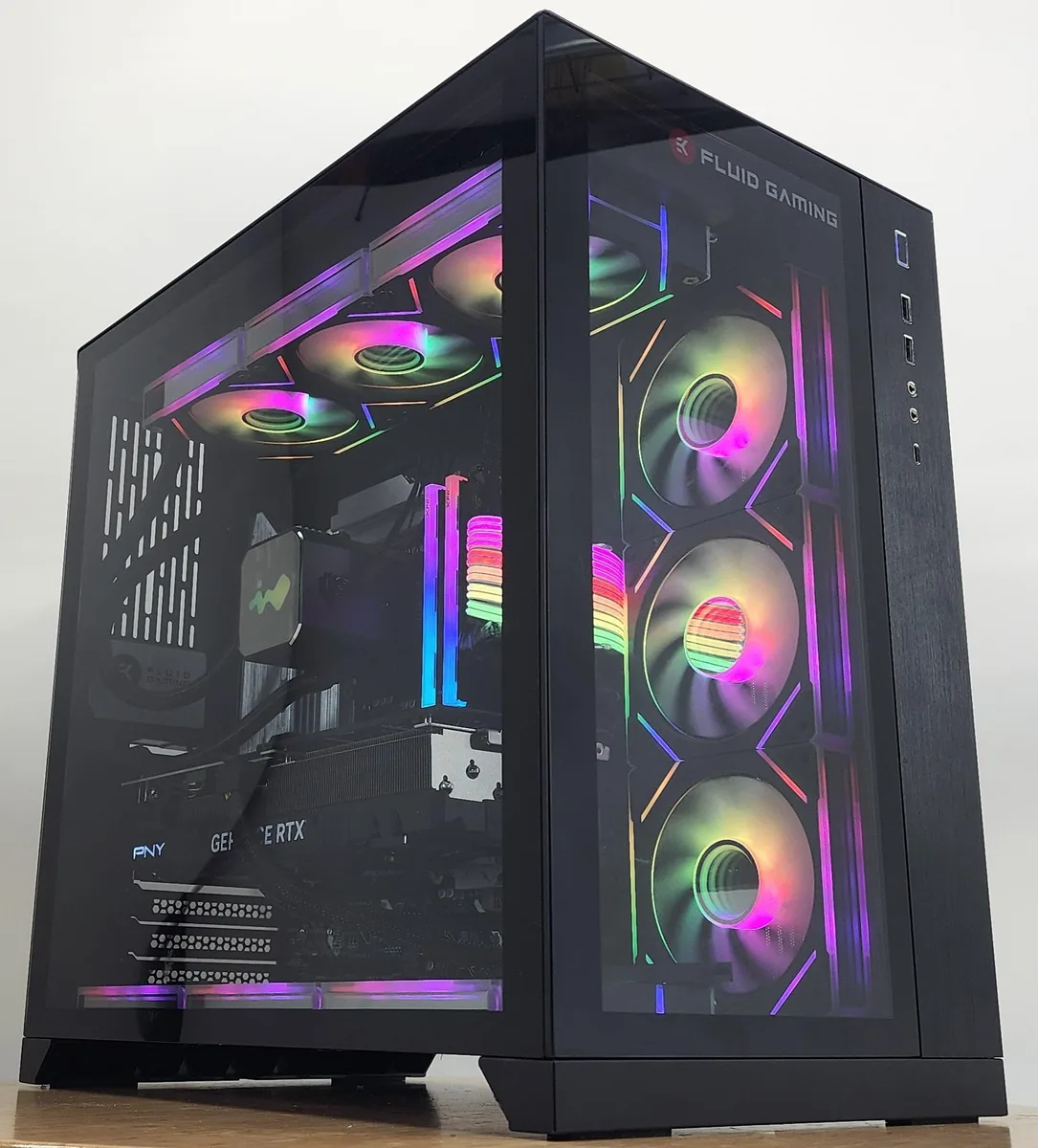 Custom Custom Ultra 9 285K 32GB DDR5 2TB RTX 4070 Ti SUPER gaming PC — product photo