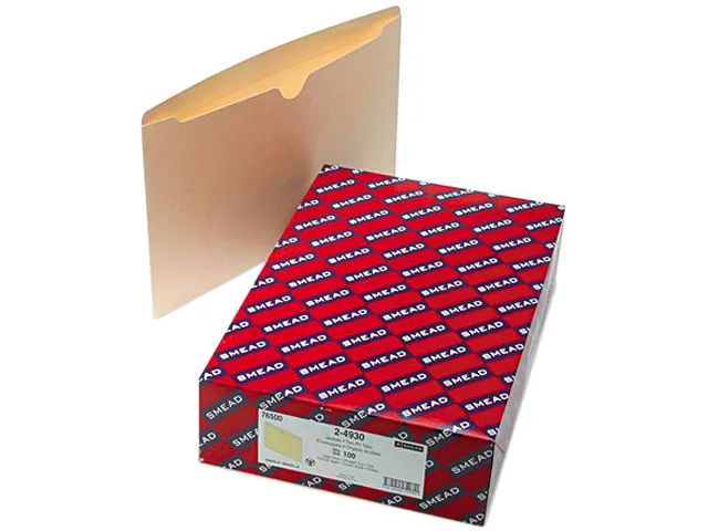 Smead Smead 76500 Legal File Jackets 11 Point Manila 100/Box — product photo