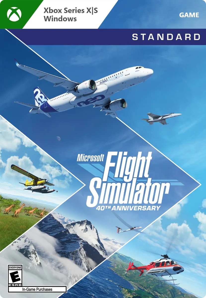 Microsoft Microsoft Flight Simulator 40th Anniversary Edition G7Q-00133 downloadable game — product photo