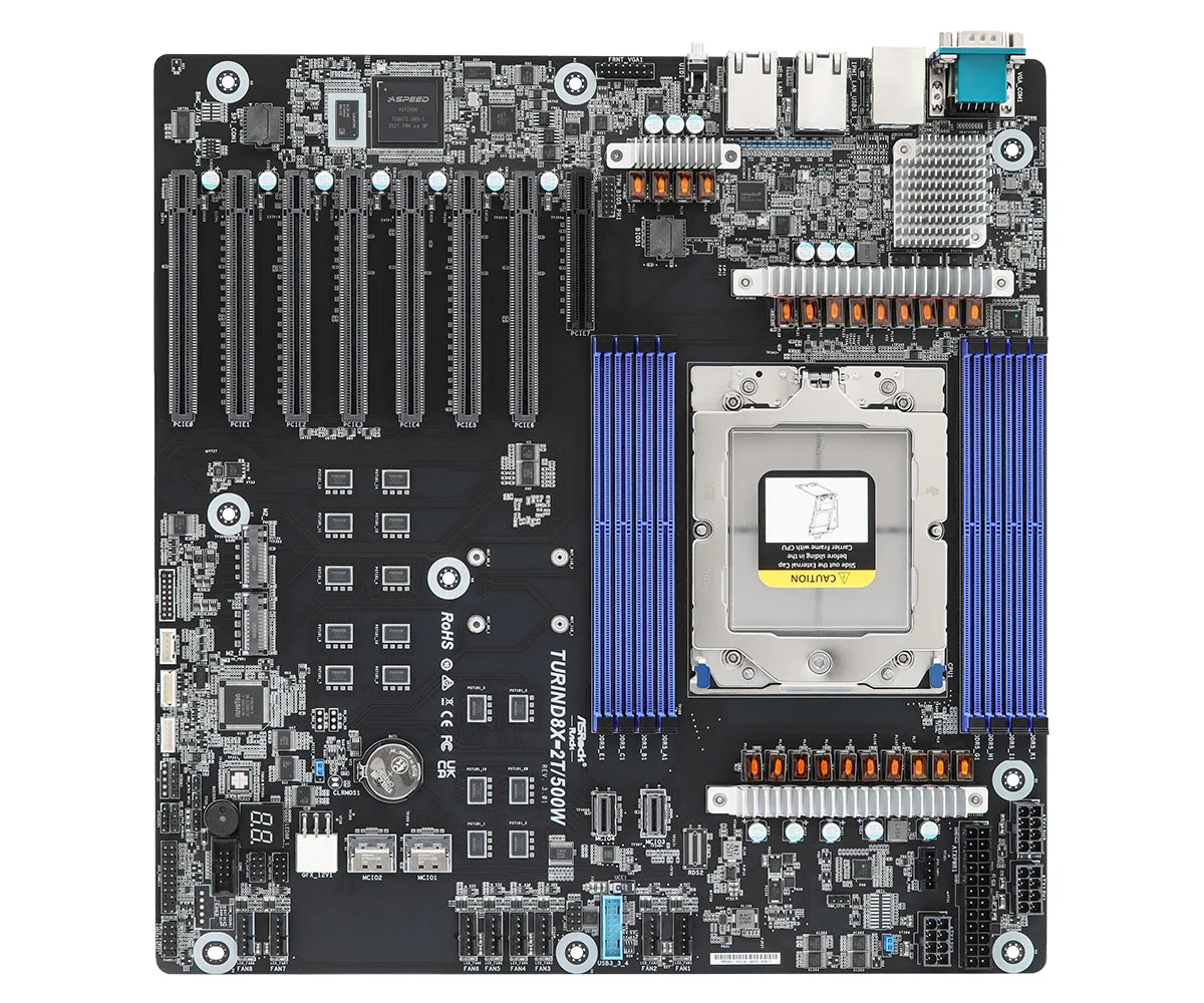 ASRock Rack ASRock Rack TURIND8X-2T/500W server motherboard — product photo