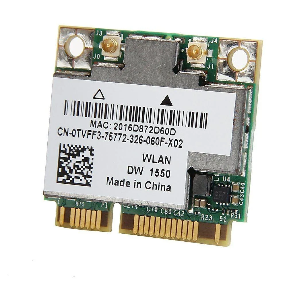 DELL DELL DW1550 802.11abgn M.2 Wi-Fi adapter TVFF3 0TVFF3 — product photo