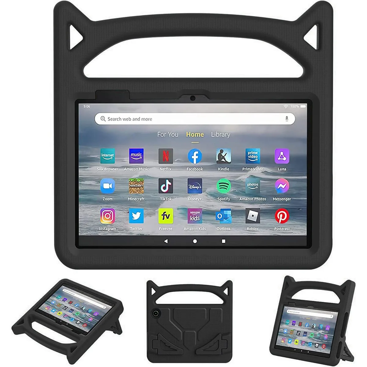 anicestore anicestore protective cover case for Samsung Galaxy Tab A8 10.5 inch (SM-X200/X205) 2022 black — product photo