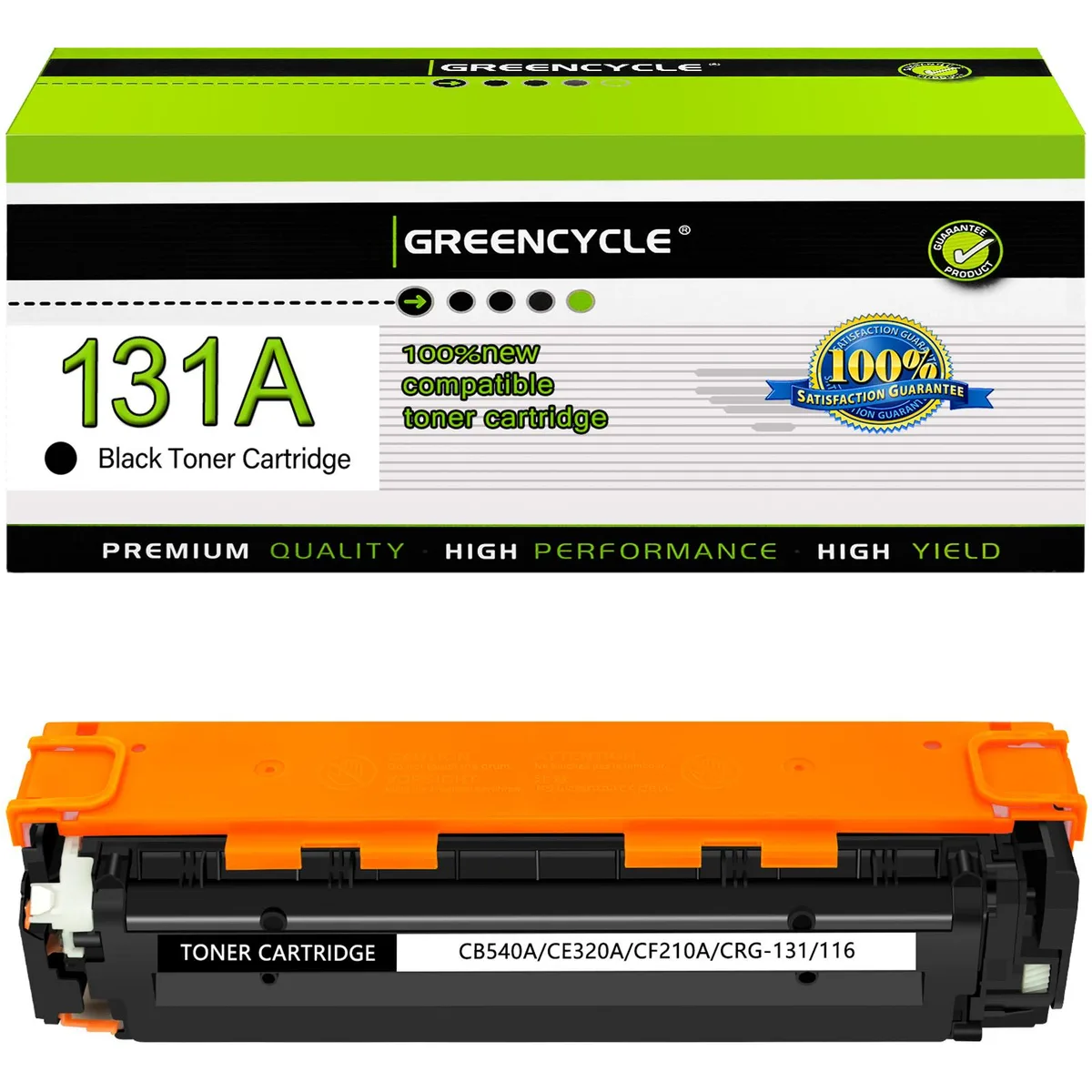 GREENCYCLE GREENCYCLE 131A CF210A Black Compatible Toner Cartridge — product photo