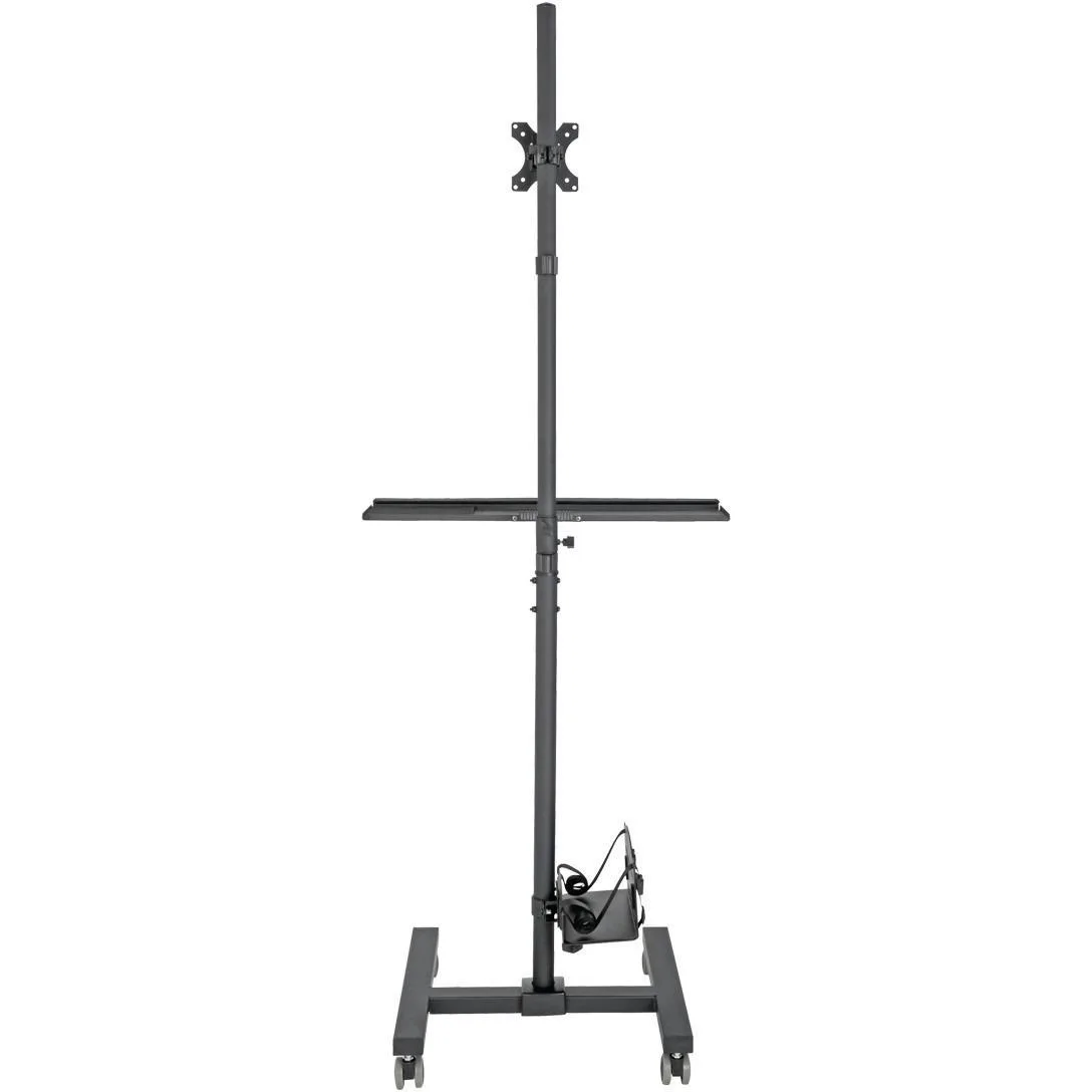 Tripp Lite Tripp Lite Mobile Workstation TV Floor Stand Cart Height-Adjustable 17-32in monitor accessory — product photo