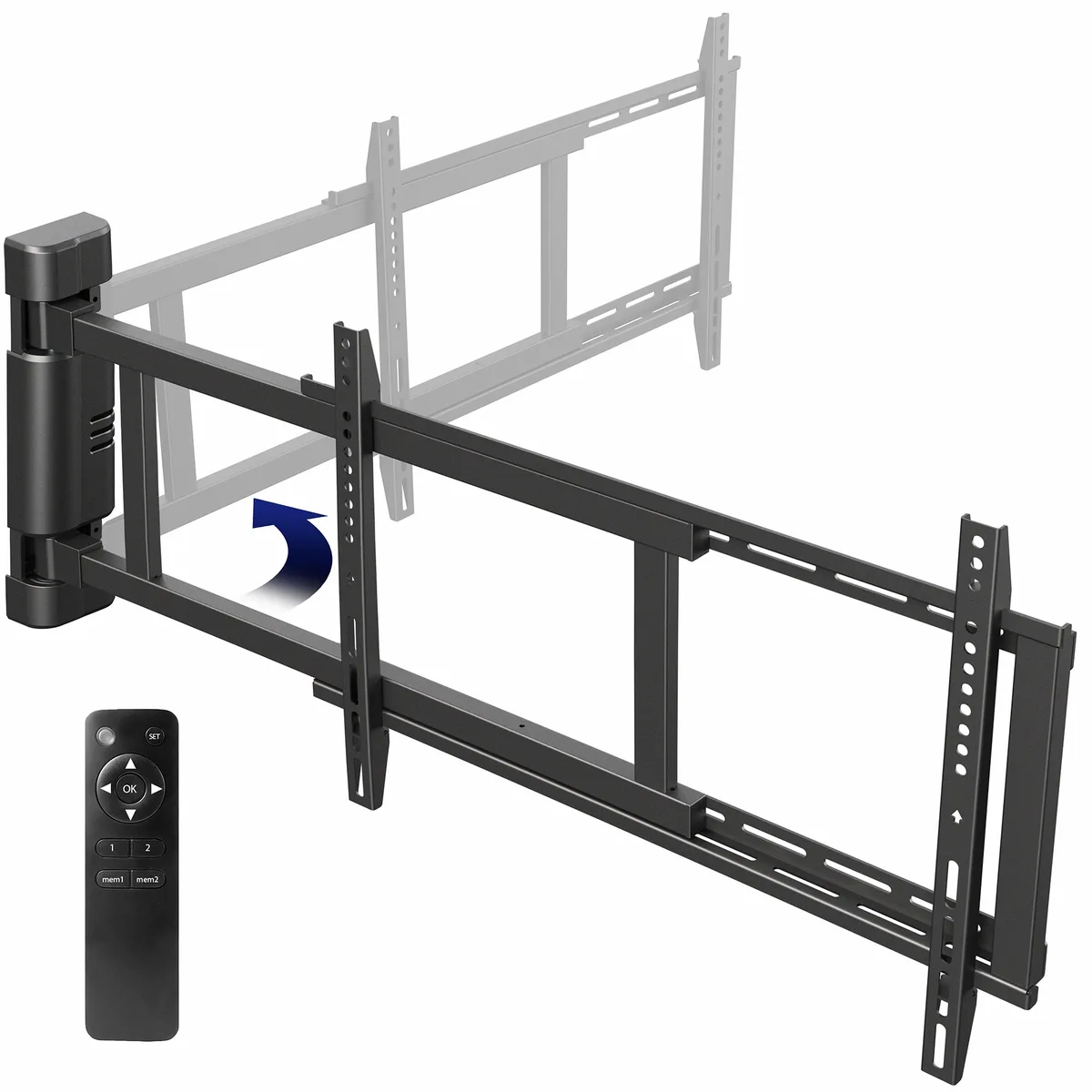 VIVO VIVO Electric Swing TV Mount 32-75" 90° 110 lbs — product photo