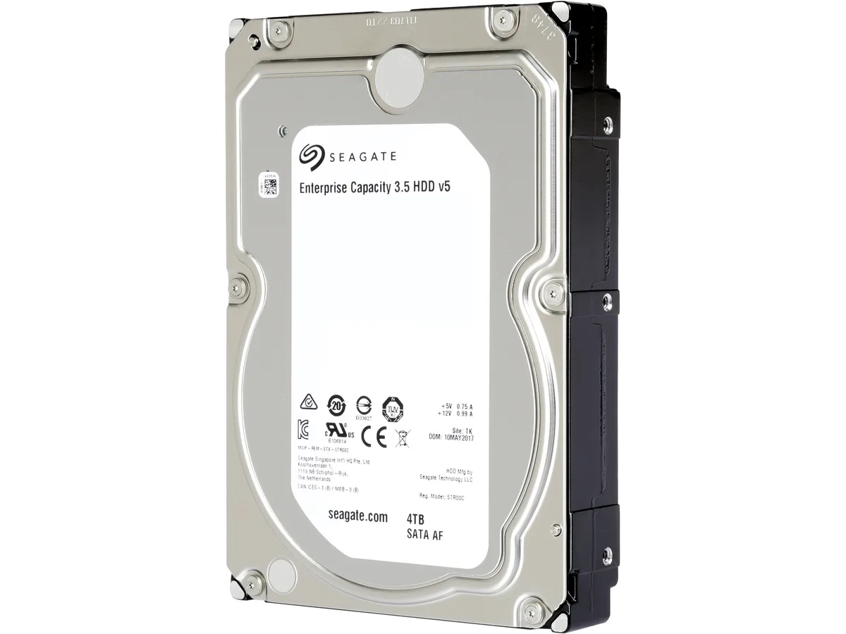Seagate Seagate ST4000NM0115 4TB 7200 RPM 128MB 512e SATA 3.5" internal hard drive — product photo