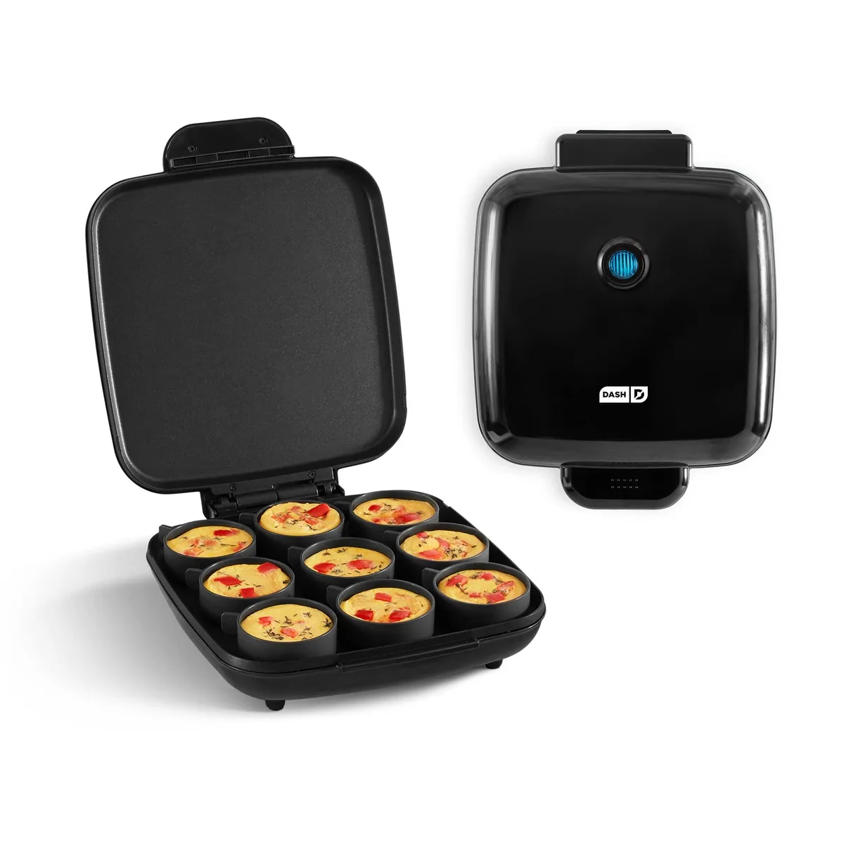 Dash Family Size Egg Bite Maker DBBM900GBBK04 9 Bites Black — product photo