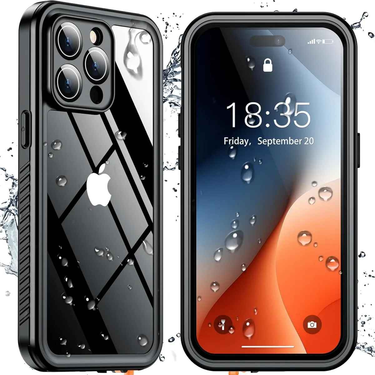Avantalk Avantalk iPhone 14 Pro Max Case Waterproof 12FT Dropproof IP68 Black — product photo