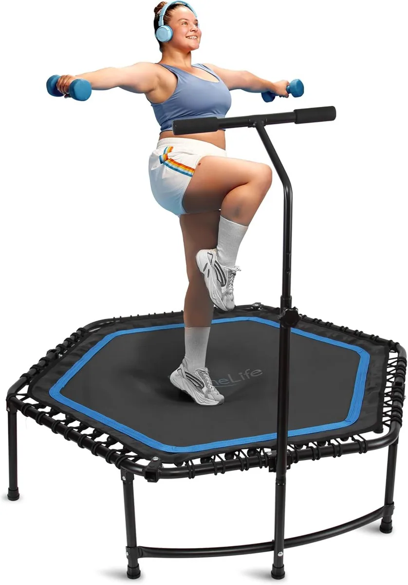 TAURKENAM TAURKENAM 40" or 50" Mini Trampoline with Adjustable Handle — product photo